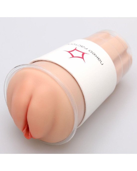 Мастурбатор-вагіна Naked Factory Cup Sleeve V–1, наскрізний Мастурбатор-вагіна Naked Factory Cup Sleeve V–1, наскрізний