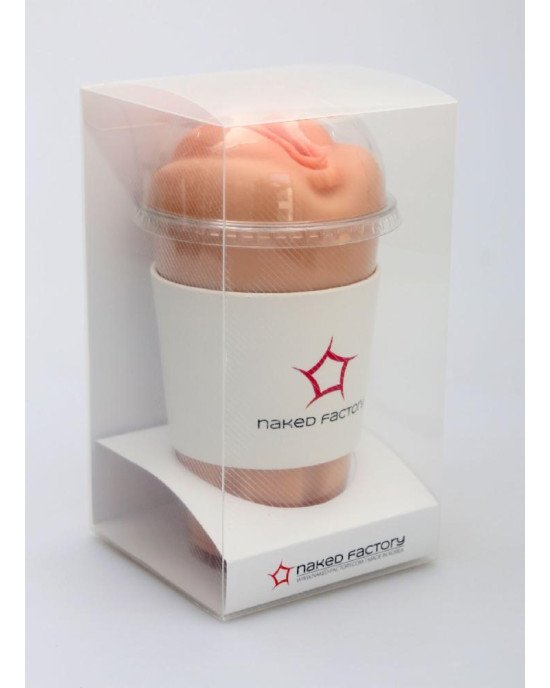 Мастурбатор-вагіна Naked Factory Cup Sleeve V–2, наскрізний Мастурбатор-вагіна Naked Factory Cup Sleeve V–2, наскрізний