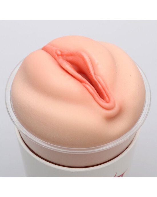 Мастурбатор-вагіна Naked Factory Cup Sleeve V–2, наскрізний Мастурбатор-вагіна Naked Factory Cup Sleeve V–2, наскрізний
