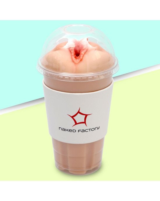 Мастурбатор-вагіна Naked Factory Cup Sleeve V–3, наскрізний Мастурбатор-вагіна Naked Factory Cup Sleeve V–3, наскрізний