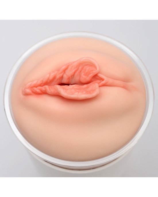 Мастурбатор-вагіна Naked Factory Cup Sleeve V–4, наскрізний Мастурбатор-вагіна Naked Factory Cup Sleeve V–4, наскрізний
