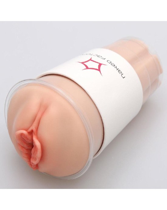 Мастурбатор-вагіна Naked Factory Cup Sleeve V–4, наскрізний Мастурбатор-вагіна Naked Factory Cup Sleeve V–4, наскрізний