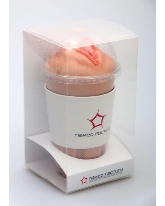 Мастурбатор-вагіна Naked Factory Cup Sleeve V–4, наскрізний Мастурбатор-вагіна Naked Factory Cup Sleeve V–4, наскрізний