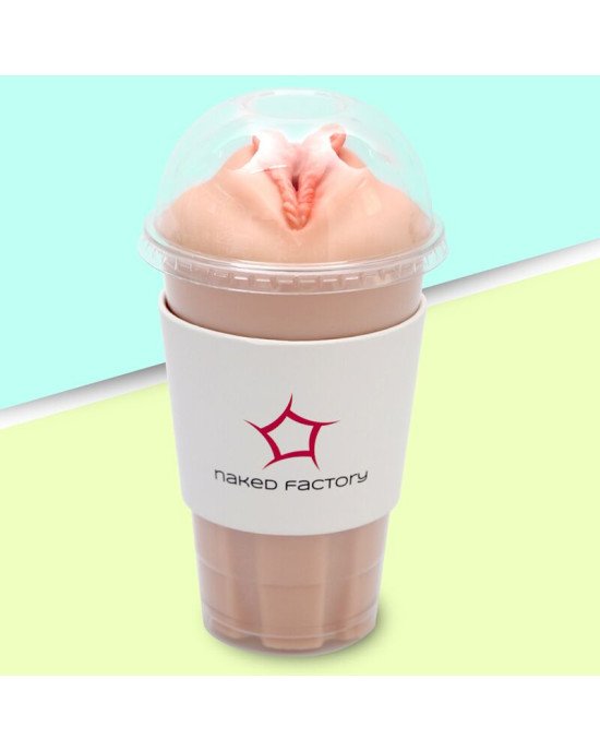 Мастурбатор-вагіна Naked Factory Cup Sleeve V–4, наскрізний Мастурбатор-вагіна Naked Factory Cup Sleeve V–4, наскрізний