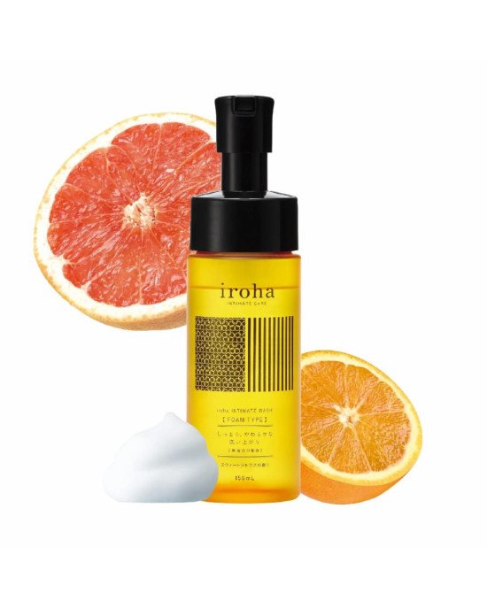 Піна для інтимного догляду Iroha Intimate Wash Foam Type Sweet Citrus 150 мл Піна для інтимного догляду Iroha Intimate Wash Foam Type Sweet Citrus 150 мл