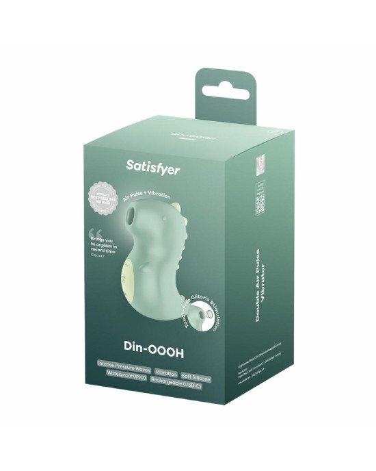 Вакуумний кліторальний стимулятор Satisfyer Din-OOH Вакуумний кліторальний стимулятор Satisfyer Din-OOH