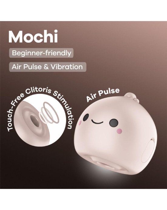 Вакуумний кліторальний стимулятор Satisfyer Mochi Beige