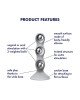 Анальний стимулятор-намистини Satisfyer Triple Ball-R Grey Анальний стимулятор-намистини Satisfyer Triple Ball-R Grey