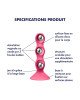 Анальний стимулятор-намистини Satisfyer Triple Ball-R Red Анальний стимулятор-намистини Satisfyer Triple Ball-R Red
