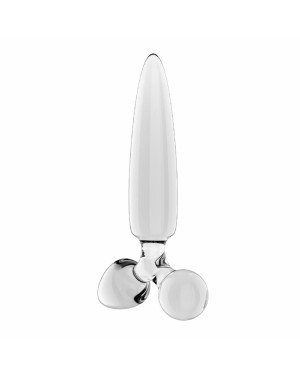 Тристоронній скляний дилдо Satisfyer Triple Crystal 1 Transparent Тристоронній скляний дилдо Satisfyer Triple Crystal 1 Transparent