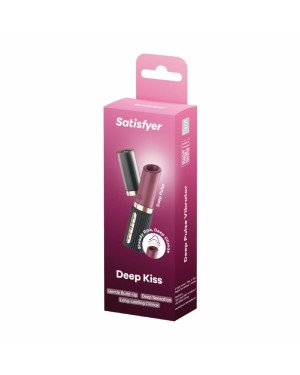 Вакуумний стимулятор Satisfyer Deep Kiss, магнітна технологія 3D Air Pulse, 30 режимів, кришечка Вакуумний стимулятор Satisfyer Deep Kiss, магнітна технологія 3D Air Pulse, 30 режимів, кришечка