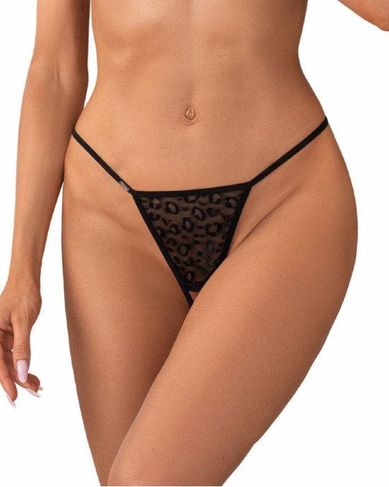 Набір трусиків з доступом Obsessive Bianca 2-pack crotchless thong L/XL Набір трусиків з доступом Obsessive Bianca 2-pack crotchless thong L/XL