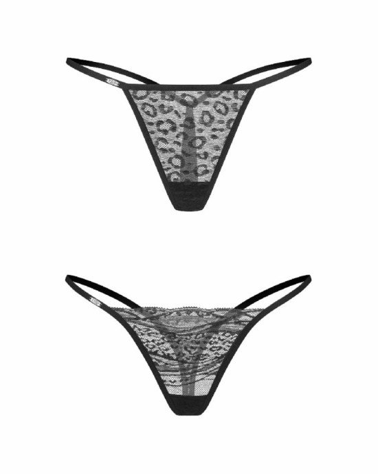 Набір трусиків Obsessive Clara 2-pack thong S/M Набір трусиків Obsessive Clara 2-pack thong S/M