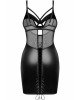 Сорочка Obsessive Dominna chemise & thong L/XL Сорочка Obsessive Dominna chemise & thong L/XL