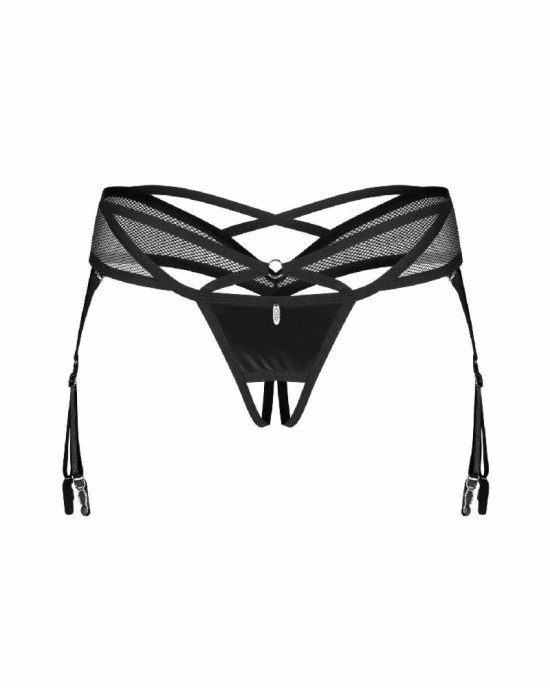 Трусики Obsessive Dominna crotchless thong 2XL/3XL Трусики Obsessive Dominna crotchless thong 2XL/3XL
