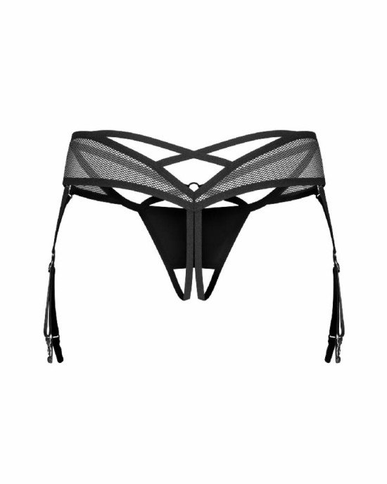Трусики Obsessive Dominna crotchless thong 2XL/3XL Трусики Obsessive Dominna crotchless thong 2XL/3XL