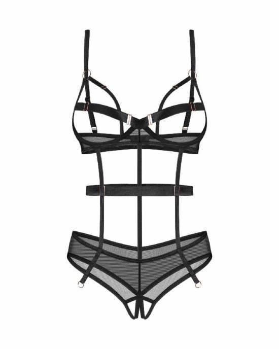 Боді Obsessive Euridia crotchless teddy XS/S Боді Obsessive Euridia crotchless teddy XS/S