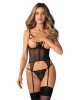 Корсет Obsessive Euridia corset & tanga XS/S Корсет Obsessive Euridia corset & tanga XS/S