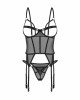 Корсет Obsessive Euridia corset & tanga XL/2XL Корсет Obsessive Euridia corset & tanga XL/2XL