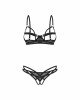 Комплект Obsessive Euridia 2-pcs crotchless set XL/2XL Комплект Obsessive Euridia 2-pcs crotchless set XL/2XL