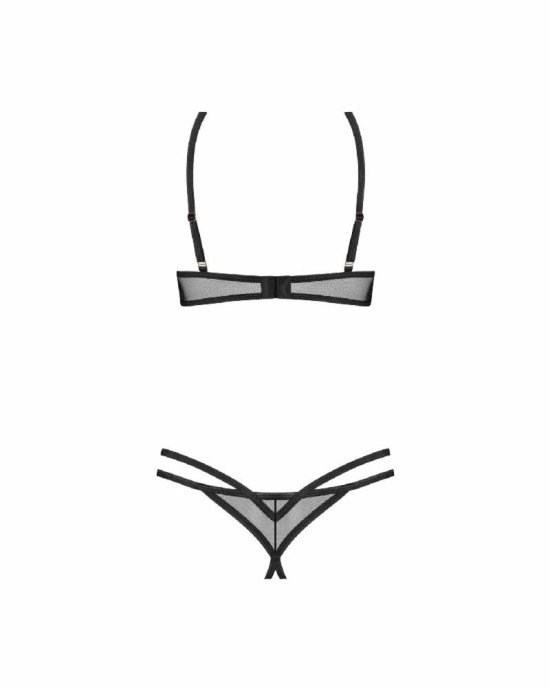 Комплект Obsessive Euridia 2-pcs crotchless set XL/2XL Комплект Obsessive Euridia 2-pcs crotchless set XL/2XL