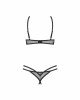 Комплект Obsessive Euridia 2-pcs crotchless set XL/2XL Комплект Obsessive Euridia 2-pcs crotchless set XL/2XL