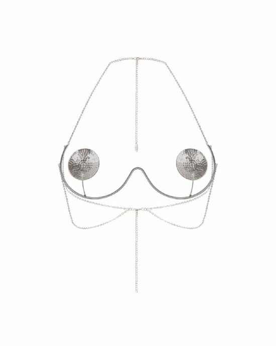 Прикраса на груди Obsessive Kisselie jewelry bra