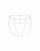 Прикраса-трусики Obsessive Lyxa jewelry crotchless panties
