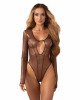 Боді Obsessive Soranna long-sleeved teddy 2XL/3XL Боді Obsessive Soranna long-sleeved teddy 2XL/3XL