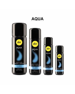Лубрикант на водній основі pjur Aqua 500 мл, ефект оксамитової шкіри без прилипання