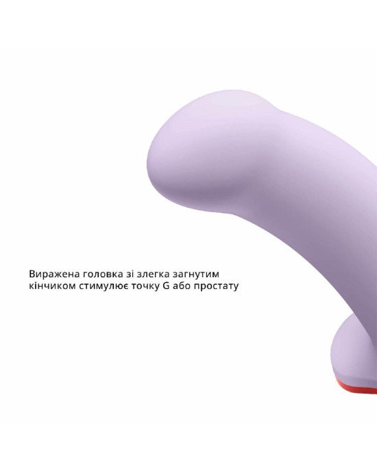 Фалоімітатор Fun Factory AMOR Purple, довжина 14,6 см, діаметр 3,7 см, вигнутий Фалоімітатор Fun Factory AMOR Purple, довжина 14,6 см, діаметр 3,7 см, вигнутий