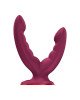 Подвійний фалоімітатор Fun Factory RYDE Wine Red, гнучкі стовбури, присоска Подвійний фалоімітатор Fun Factory RYDE Wine Red, гнучкі стовбури, присоска
