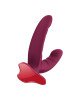 Подвійний фалоімітатор Fun Factory RYDE Wine Red, гнучкі стовбури, присоска Подвійний фалоімітатор Fun Factory RYDE Wine Red, гнучкі стовбури, присоска