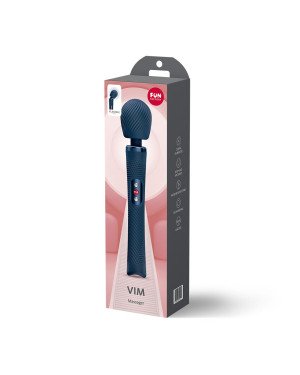Вібромасажер Fun Factory VIM Vibrating Wand Nightblue, суперпотужний та легкий, до 6 годин роботи Вібромасажер Fun Factory VIM Vibrating Wand Nightblue, суперпотужний та легкий, до 6 годин роботи