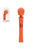 Вібромасажер Fun Factory VIM Vibrating Wand Orange, суперпотужний та легкий, до 6 годин роботи Вібромасажер Fun Factory VIM Vibrating Wand Orange, суперпотужний та легкий, до 6 годин роботи