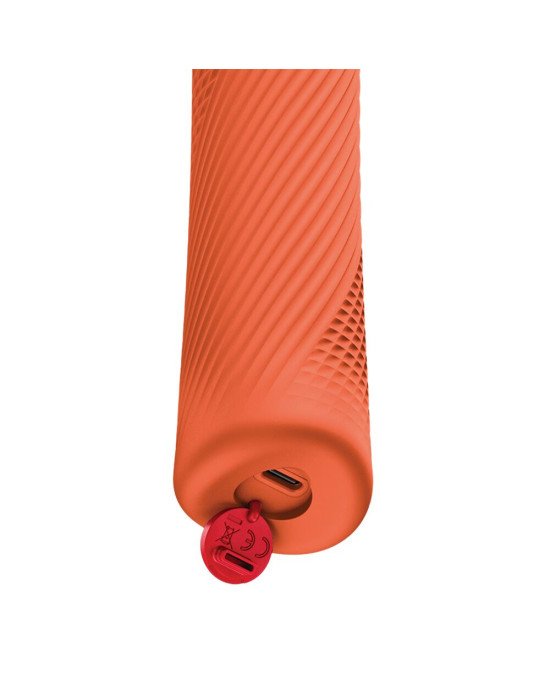 Вібромасажер Fun Factory VIM Vibrating Wand Orange, суперпотужний та легкий, до 6 годин роботи Вібромасажер Fun Factory VIM Vibrating Wand Orange, суперпотужний та легкий, до 6 годин роботи
