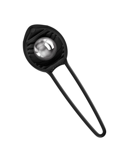 Вагінальна кулька Fun Factory SMARTBALL UNO Black, одинарна, діаметр 3,6 см Вагінальна кулька Fun Factory SMARTBALL UNO Black, одинарна, діаметр 3,6 см