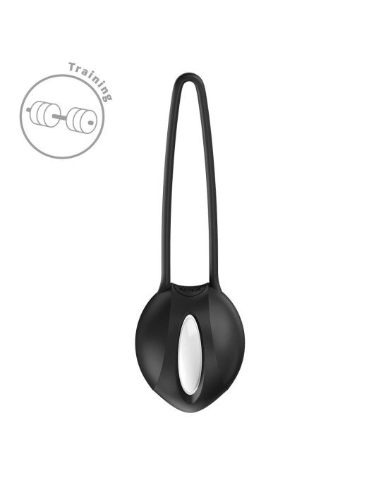Вагінальна кулька Fun Factory SMARTBALL UNO Black, одинарна, діаметр 3,6 см Вагінальна кулька Fun Factory SMARTBALL UNO Black, одинарна, діаметр 3,6 см