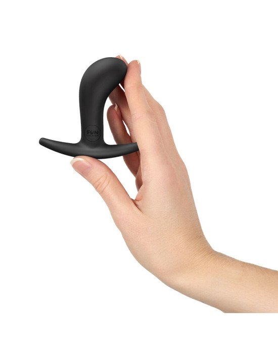 Анальна пробка Fun Factory BOOTIE S Black, діаметр 2,8 см, тонкий обмежувач Анальна пробка Fun Factory BOOTIE S Black, діаметр 2,8 см, тонкий обмежувач