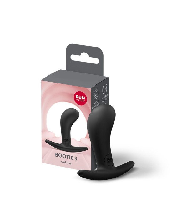 Анальна пробка Fun Factory BOOTIE S Black, діаметр 2,8 см, тонкий обмежувач Анальна пробка Fun Factory BOOTIE S Black, діаметр 2,8 см, тонкий обмежувач