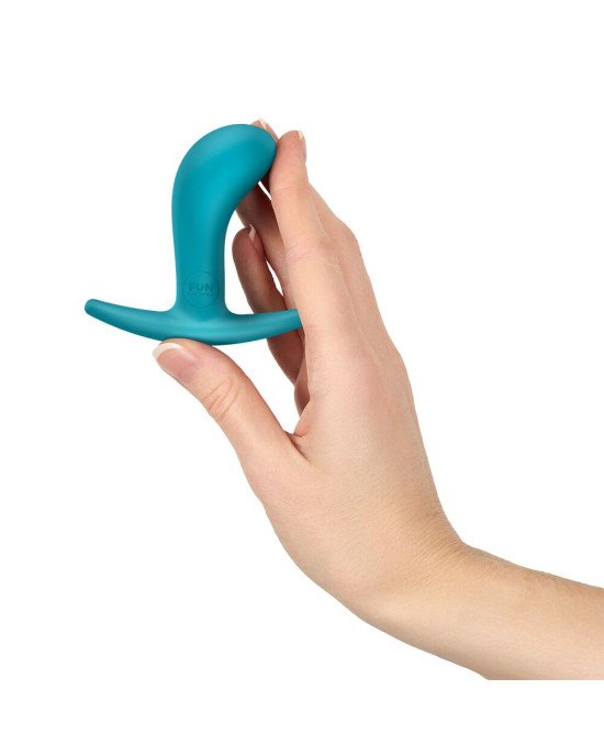 Анальна пробка Fun Factory BOOTIE S Aquamarine, діаметр 2,8 см, тонкий обмежувач Анальна пробка Fun Factory BOOTIE S Aquamarine, діаметр 2,8 см, тонкий обмежувач