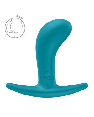 Анальна пробка Fun Factory BOOTIE S Aquamarine, діаметр 2,8 см, тонкий обмежувач