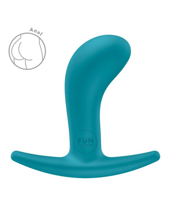 Анальна пробка Fun Factory BOOTIE S Aquamarine, діаметр 2,8 см, тонкий обмежувач Анальна пробка Fun Factory BOOTIE S Aquamarine, діаметр 2,8 см, тонкий обмежувач
