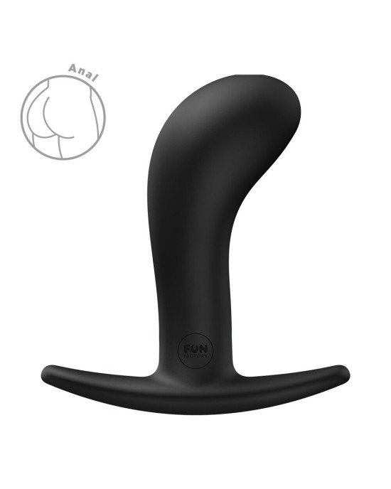 Анальна пробка Fun Factory BOOTIE L Black, діаметр 3,8 см, тонкий обмежувач Анальна пробка Fun Factory BOOTIE L Black, діаметр 3,8 см, тонкий обмежувач