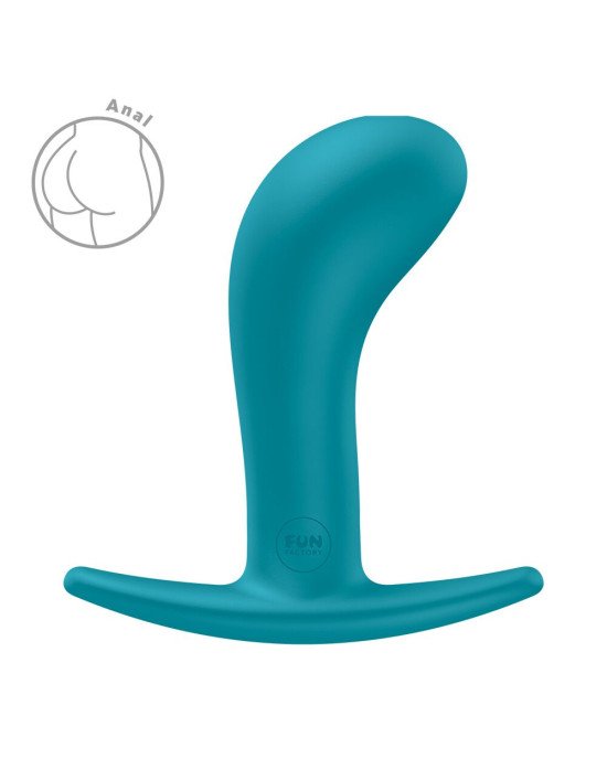 Анальна пробка Fun Factory BOOTIE L Aquamarine, діаметр 3,8 см, тонкий обмежувач Анальна пробка Fun Factory BOOTIE L Aquamarine, діаметр 3,8 см, тонкий обмежувач