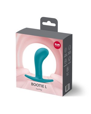 Анальна пробка Fun Factory BOOTIE L Aquamarine, діаметр 3,8 см, тонкий обмежувач Анальна пробка Fun Factory BOOTIE L Aquamarine, діаметр 3,8 см, тонкий обмежувач