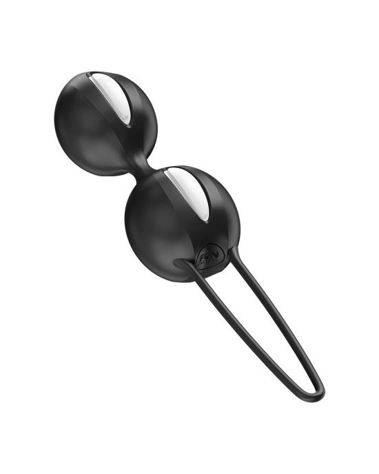 Вагінальні кульки Fun Factory SMARTBALLS DUO Black, 2 шт, діаметр 3,2 та 3,6 см Вагінальні кульки Fun Factory SMARTBALLS DUO Black, 2 шт, діаметр 3,2 та 3,6 см