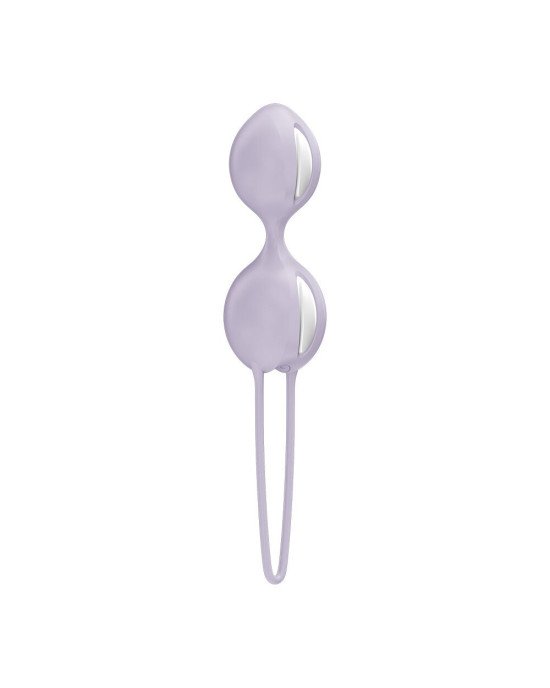 Вагінальні кульки Fun Factory SMARTBALLS DUO Purple, 2 шт, діаметр 3,2 та 3,6 см