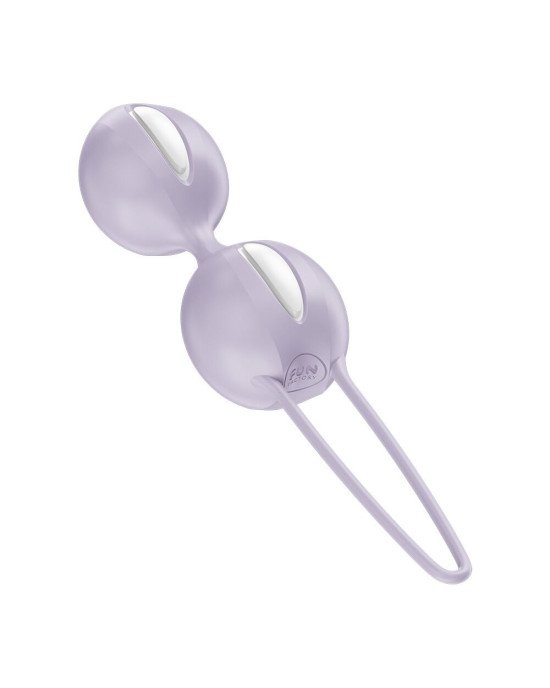 Вагінальні кульки Fun Factory SMARTBALLS DUO Purple, 2 шт, діаметр 3,2 та 3,6 см