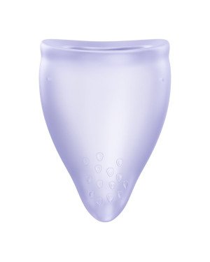 Менструальна чаша Fun Factory FUN CUP SIZE B Purple, багаторазова, діаметр 4,3 см, об’єм 30 мл